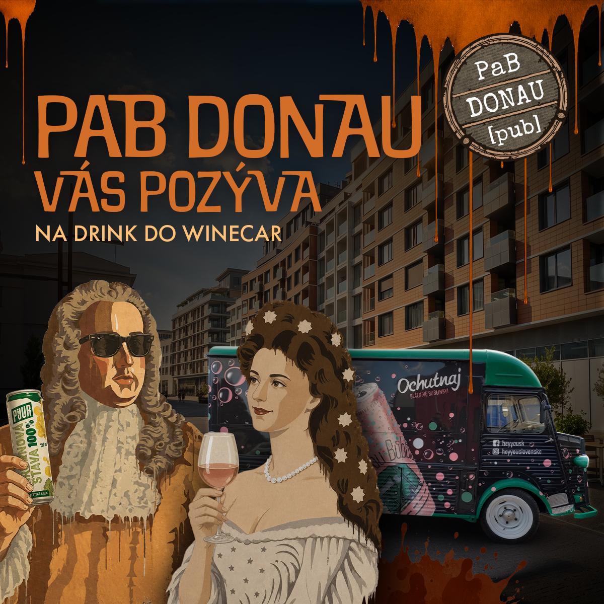 Summer by the Danube tastes best from our WineCar 1 PaB Donau banner